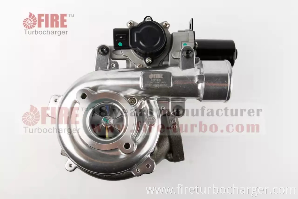 CT16V Turbocharger for Toyota Land cruiser/Hilux D-4D